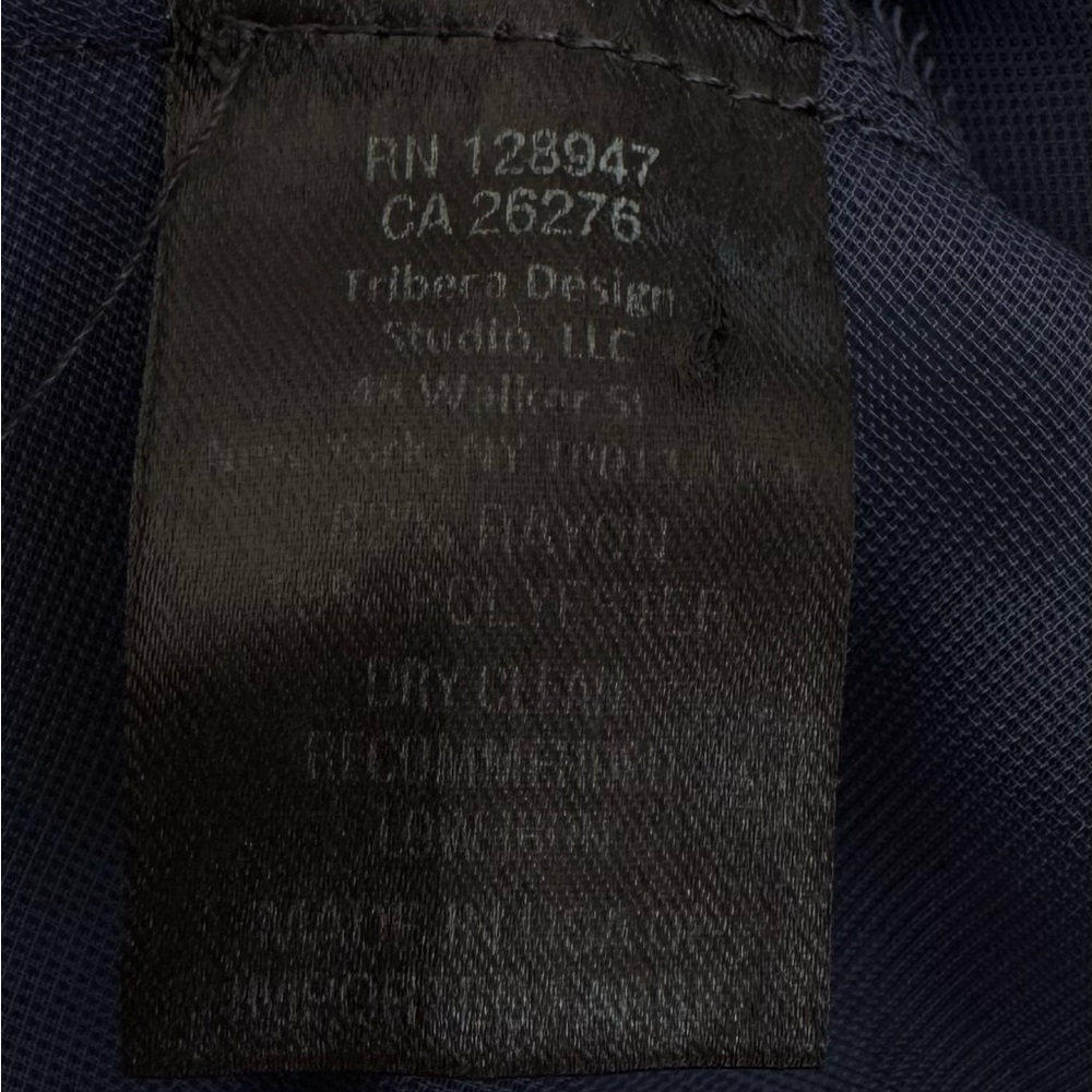 $750 Nili Lotan Navy Blue Velvet Mock Neck Keyhole Dress Sz S Small Long Sleeve - Picture 7 of 8